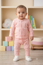 Infant Interlock Front-Open Vest Set - Image 17