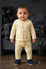 Infant Interlock Front-Open Vest Set - Image 13