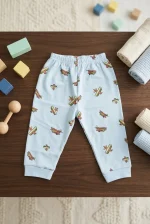 Playful Pals Printed Pajama Set - Image 5