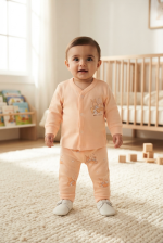 Infant Interlock Front-Open Vest Set - Image 21
