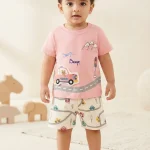 Toddler Boys' Road Trip Graphic T-Shirt and Shorts Sets