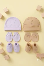 Matching Three-Piece Newborn Baby Set (Combo of 2)