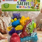 Innovitoy Baby Safari Rattles (7-Piece Pack, 3M+)