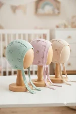 Sweet Dreams Infant Cotton Bonnet Collection (3-Pcs Combo) - Image 2