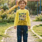 Superhero Adventure Cotton Tee & Utility Denim Set