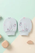 Ultra-Soft Newborn Cotton Scratch Mittens (3-Pair Combo Set) - Image 5